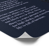 Desiderata Poem - Millhouse Canal Scene Poster (Ecke)