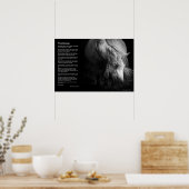 Desiderata - Pony Head and Mane von Fine Art Pony Poster (Küche)
