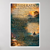 Desiderata  poster (Vorne)