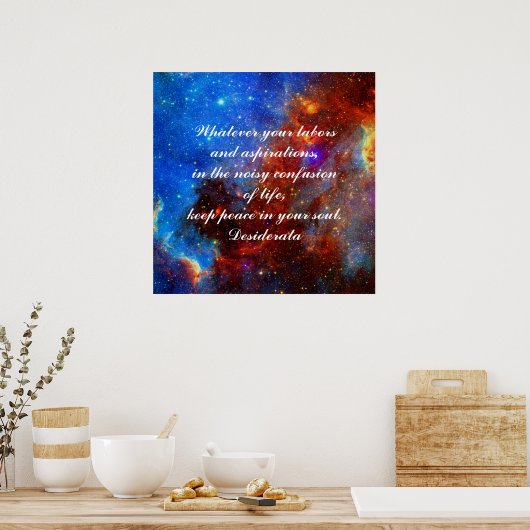 Desiderata Poster (Küche)