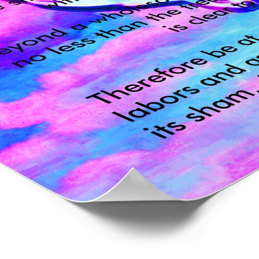 Desiderata Poster (Ecke)