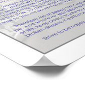 Desiderata Poster (Ecke)