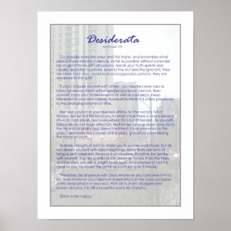 Desiderata Poster