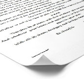 DESIDERATA POSTER (Ecke)