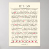 Desiderata Poster (Vorne)