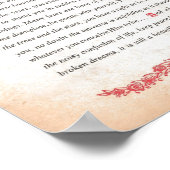 DESIDERATA POSTER (Ecke)