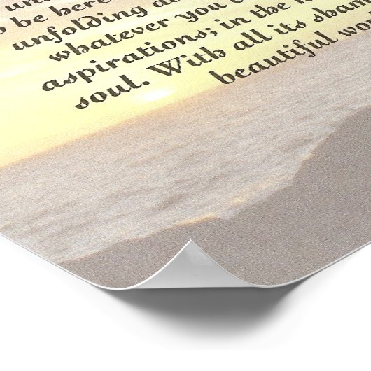 DESIDERATA POSTER (Ecke)