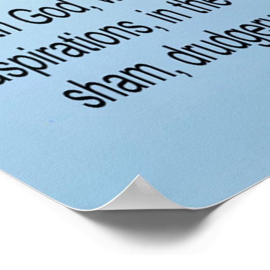 Desiderata Poster (Ecke)