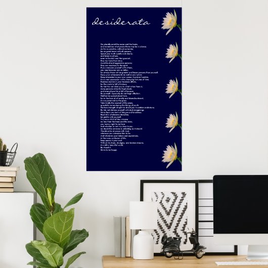 Desiderata ~ Poster (Heimbüro)