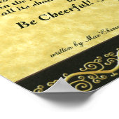 DESIDERATA Poster (Ecke)