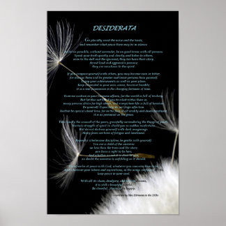 Desiderata Poster