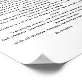 DESIDERATA POSTER (Ecke)