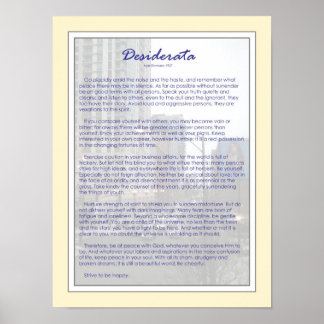 Desiderata Poster