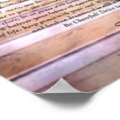 DESIDERATA Poster auf der Treppe zum Himmel (Ecke)