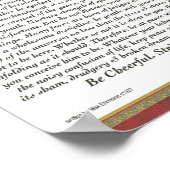 DESIDERATA-Poster Max Ehrmann-Formal-Trim Poster (Ecke)