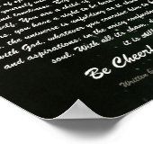 DESIDERATA Poster-Max Ehrmann-Raucher-Champagne Poster (Ecke)