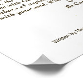 DESIDERATA Poster Max Ehrmann VIELE GRÖSSEN (Ecke)