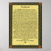 DESIDERATA Poster von Max Ehrmann (Vorne)