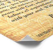 DESIDERATA Poster von Max Ehrmann=16x20 Fossil (Ecke)