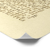 DESIDERATA-Poster von Max Ehrmann=Antiquitätenspra Poster (Ecke)