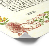 DESIDERATA Poster von Max Ehrmann - Wildblumen (Ecke)