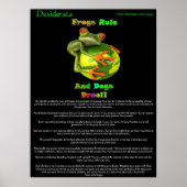 Desiderata Posters Frosch-Regel Poster (Vorne)