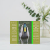 DESIDERATA-Postkarte Postkarte (Stehend Vorderseite)