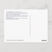 DESIDERATA-Postkarte verblasste Aspens Postkarte (Rückseite)