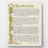 Desiderata, Prosa A 1920 von Max Ehrmann Fotoplatte (Vorderseite)