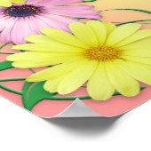 Desiderata Prosa Regenbogenfarben Poster (Ecke)