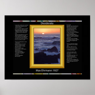 DESIDERATA Rocks Posters Poster