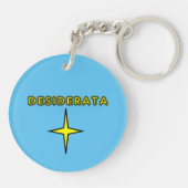 Desiderata Schlüsselanhänger (Rückseite)