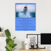 Desiderata Shark Jumping Posters Poster (Heimbüro)