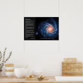 Desiderata, Spiralgalaxie NGC1232 und Little Theta Poster (Küche)