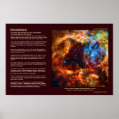 Desiderata - Stellar-Kinderzimmer in Tarantula-Neb Poster (Vorne)