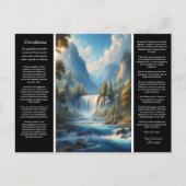 Desiderata Stille im Fluss Postkarte (Vorderseite)