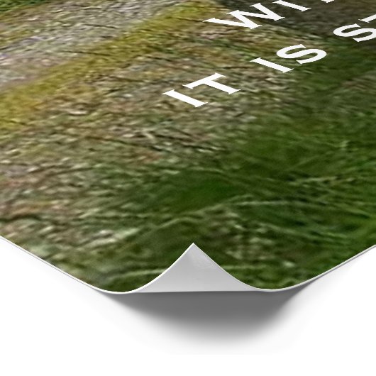 DESIDERATA Stone Posters Poster (Ecke)