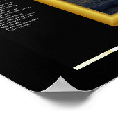 DESIDERATA Sun Setting Posters Poster (Ecke)