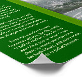 DESIDERATA surft die Wellenposter Poster (Ecke)