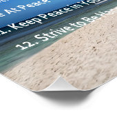 DESIDERATA Synopsis - Untergang unter den Palmen Poster (Ecke)