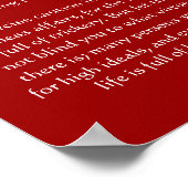 Desiderata Tractor Pflüger Posters Poster (Ecke)