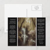 Desiderata Tranquil Pool, Drifting Blogs, Liebe Postkarte (Vorne/Hinten)