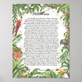 DESIDERATA Tropenwald Poster (Vorne)