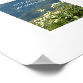 Desiderata Verse Mountains und Meadow Fotografic Poster (Ecke)