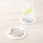 Desiderata von Max Ehrmann Getränkeuntersetzer (Seite)