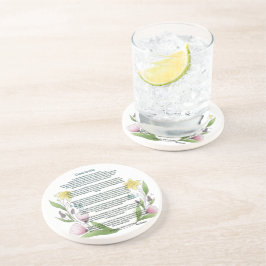 Desiderata von Max Ehrmann Getränkeuntersetzer