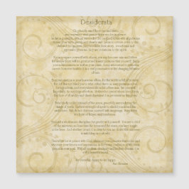 Desiderata von Max Ehrmann Magnet