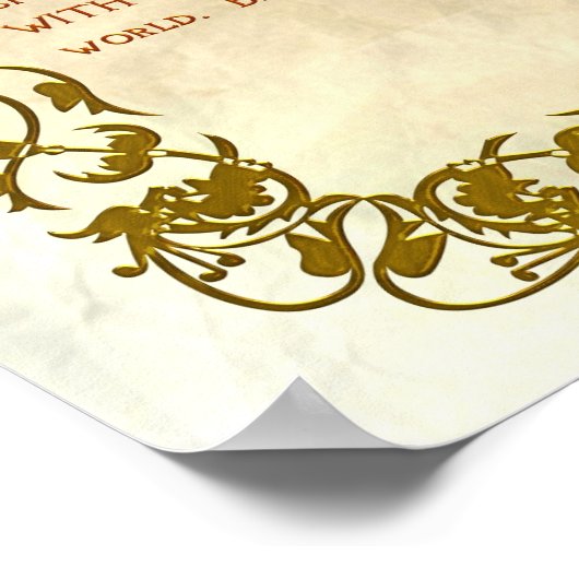 Desiderata von Max Ehrmann Poster (Ecke)