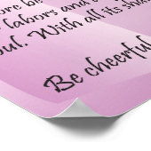 Desiderata von Max Ehrmann-Poster Poster (Ecke)