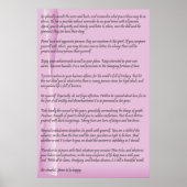 Desiderata von Max Ehrmann-Poster Poster (Vorne)
